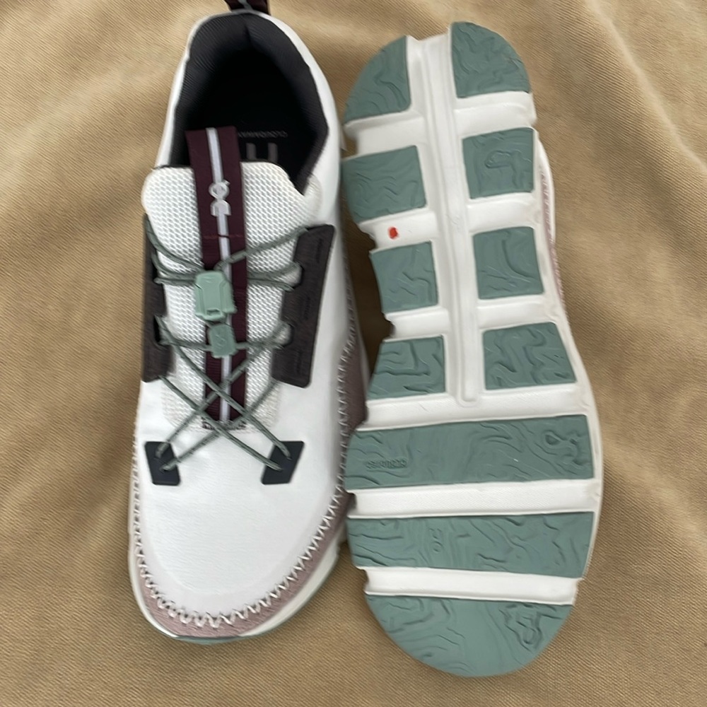 Stylish White and Black Women's Sneakers